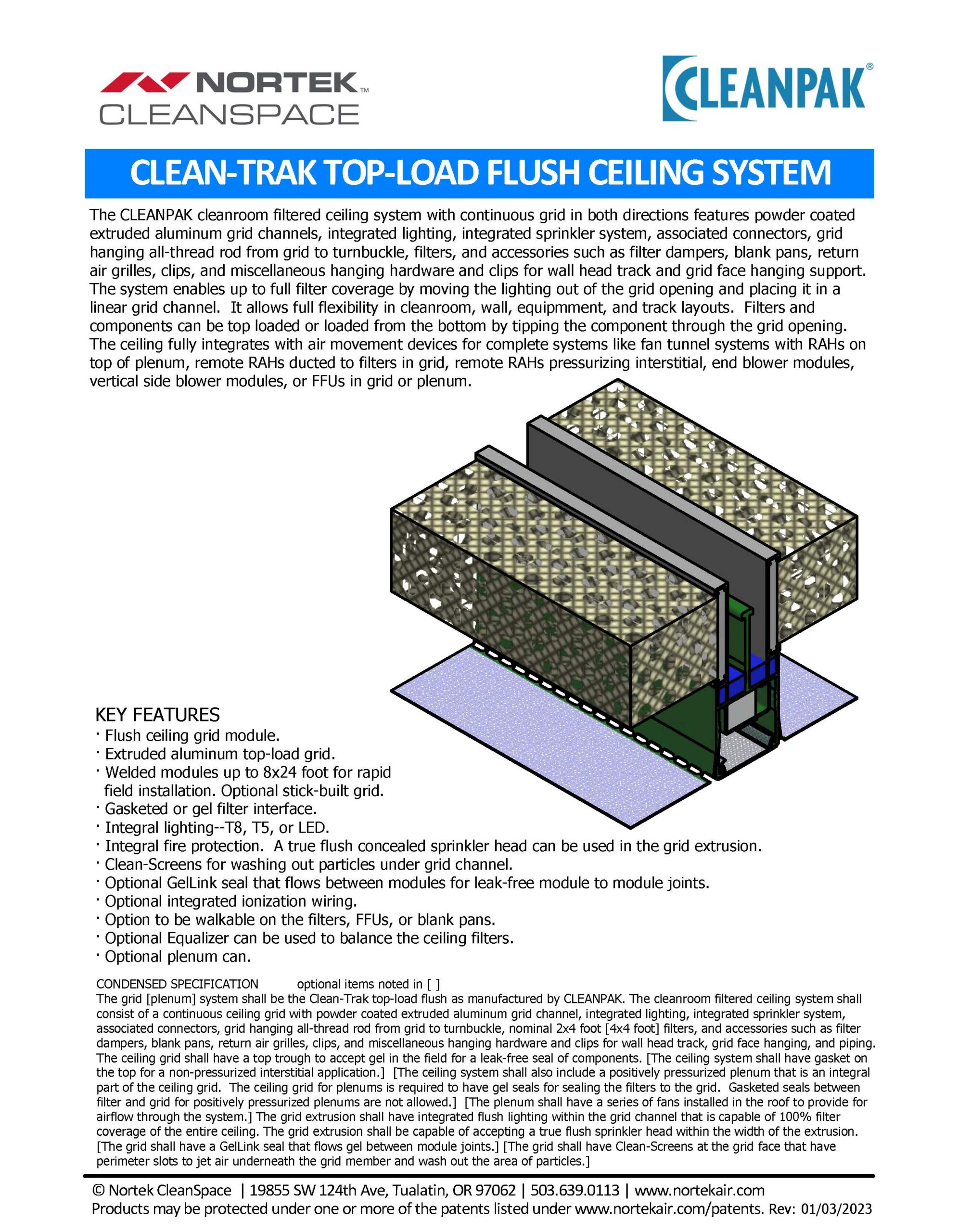 Clean-Trak-Top-Load-Flush-Ceiling-System